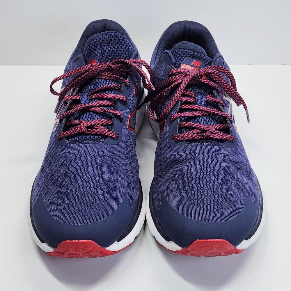 New Balance Fresh Foam 680v7 Shoes Mens Size 13 Blue Red Running Sneakers - Picture 11 of 16